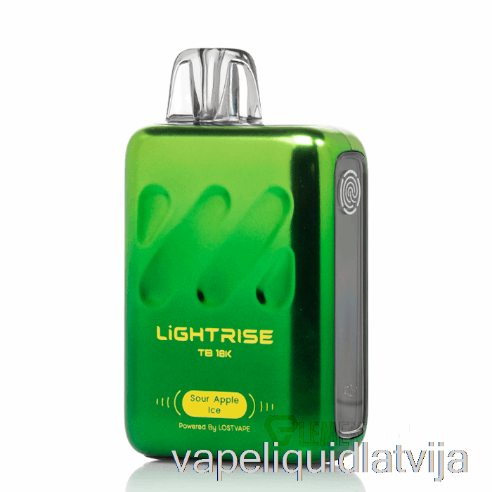 Pazudis Vape Lightrise Tb 18k Vienreizējais Skābais ābolu Ledus Vape šķidrums